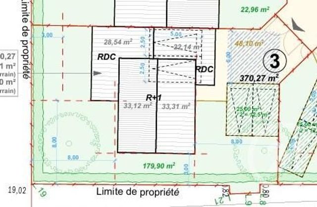 terrain à vendre - 370.0 m2 - BRIE COMTE ROBERT - 77 - ILE-DE-FRANCE - Century 21 Concept Immobilier